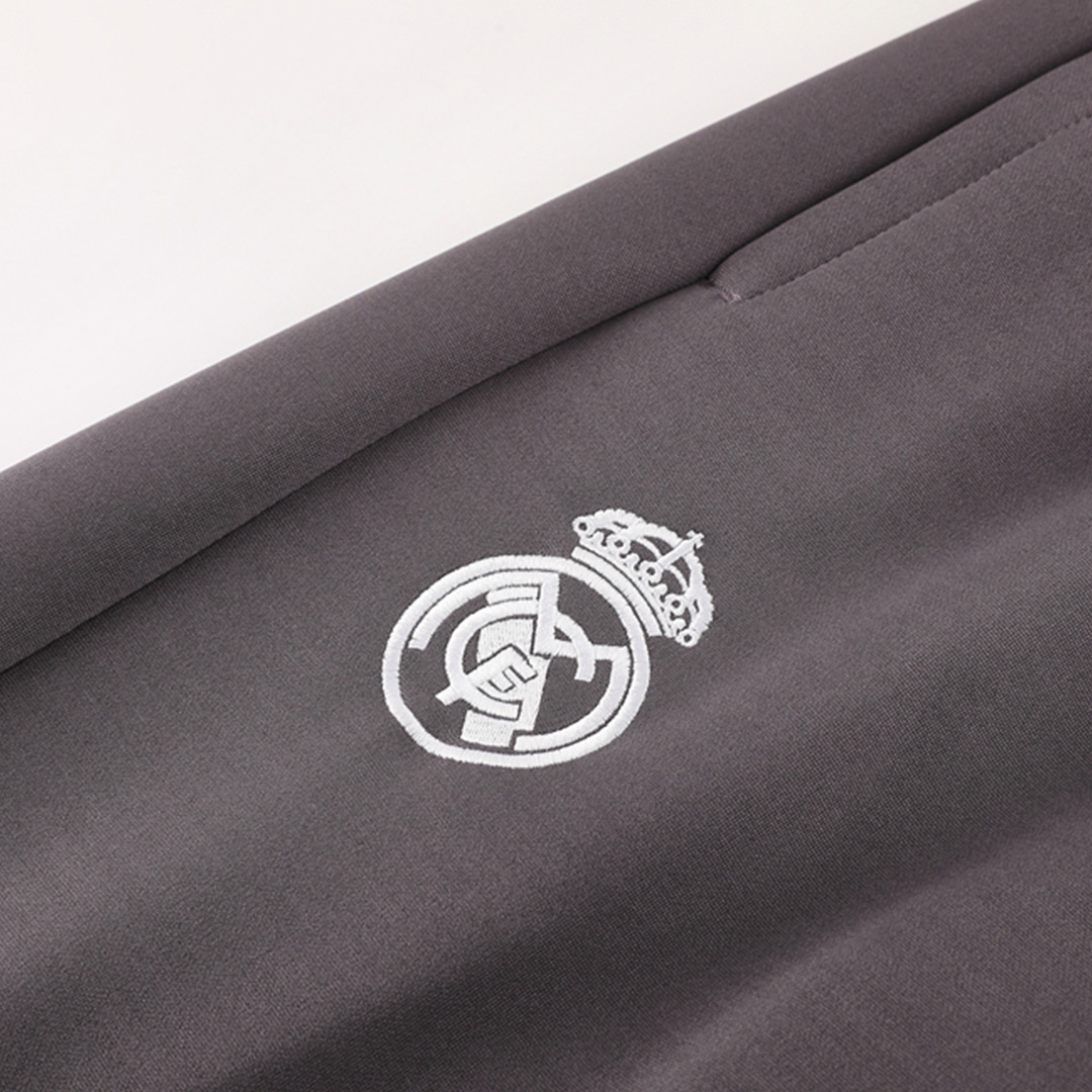 Real Madrid Training Kit - Gray (Jacket+Pants) - gojersey