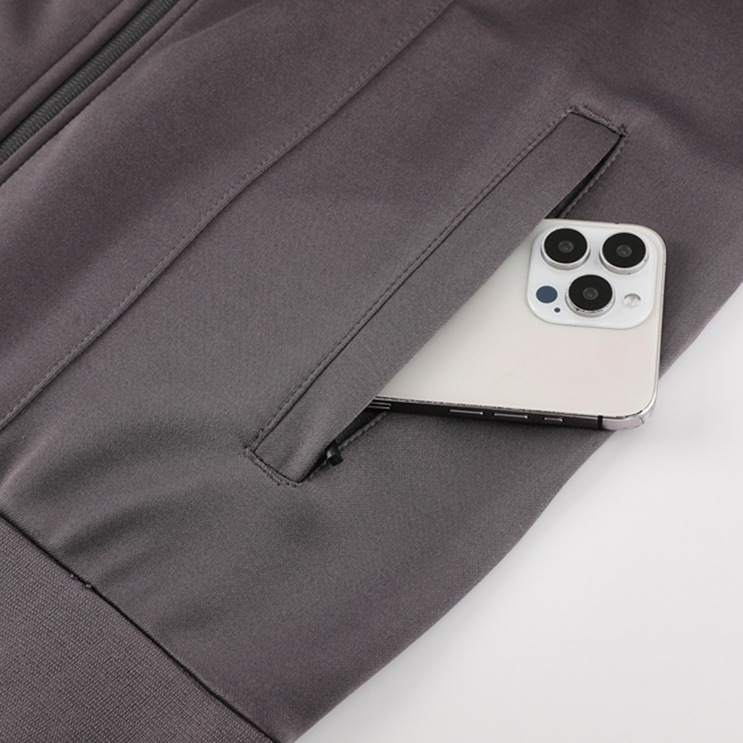 Real Madrid Training Kit - Gray (Jacket+Pants) - gojersey