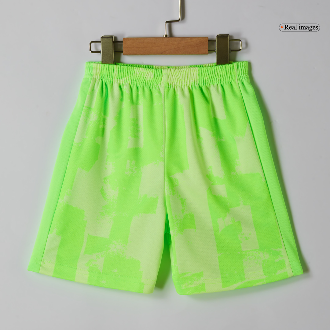 Barcelona Third Away Soccer Jersey Kit Kids(Jersey+Shorts) - UCL (Spotify Logo Without Text) - gojersey