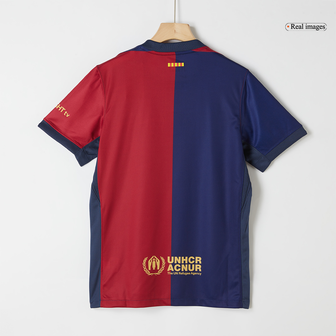 Barcelona Home Jersey-Spotify Logo Without Text - gojersey