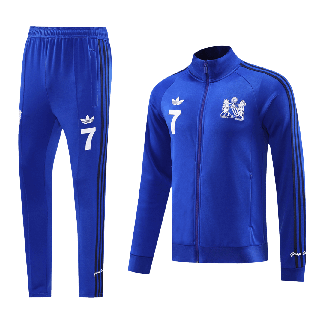 Manchester United Training Kit - Blue (Jacket+Pants) - George Best - gojersey