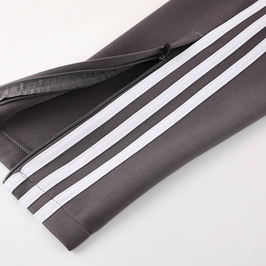 Real Madrid Training Kit - Gray (Jacket+Pants) - gojersey