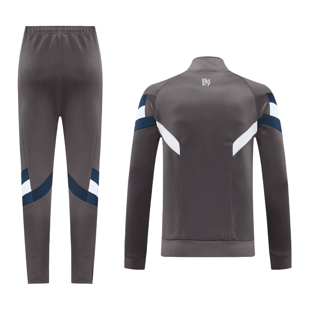 Real Madrid Training Kit - Gray (Jacket+Pants) - gojersey