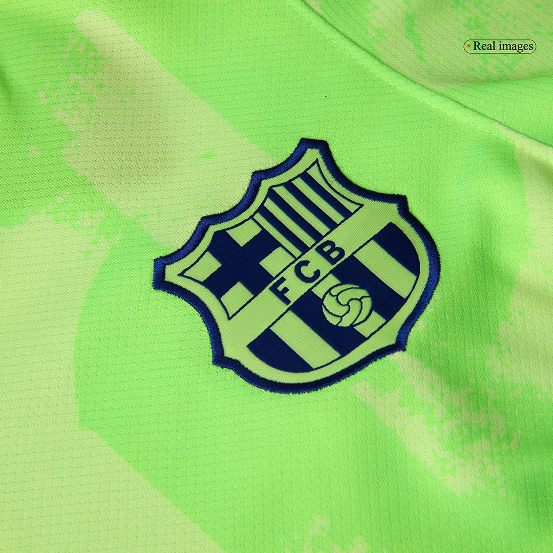 Barcelona Third Away Soccer Jersey Kit (Jersey+Shorts+Socks) - gojersey
