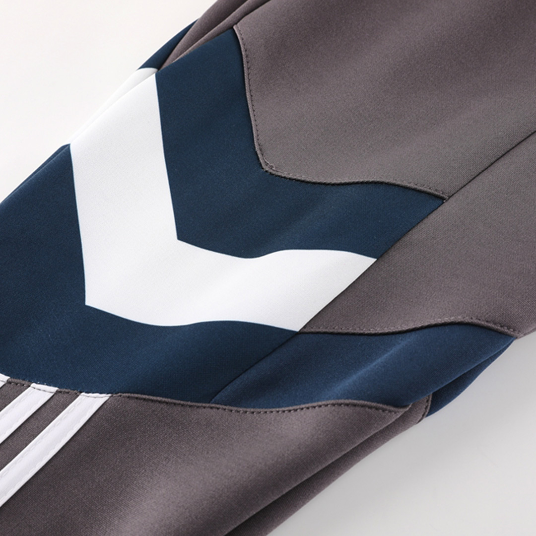 Real Madrid Training Kit - Gray (Jacket+Pants) - gojersey