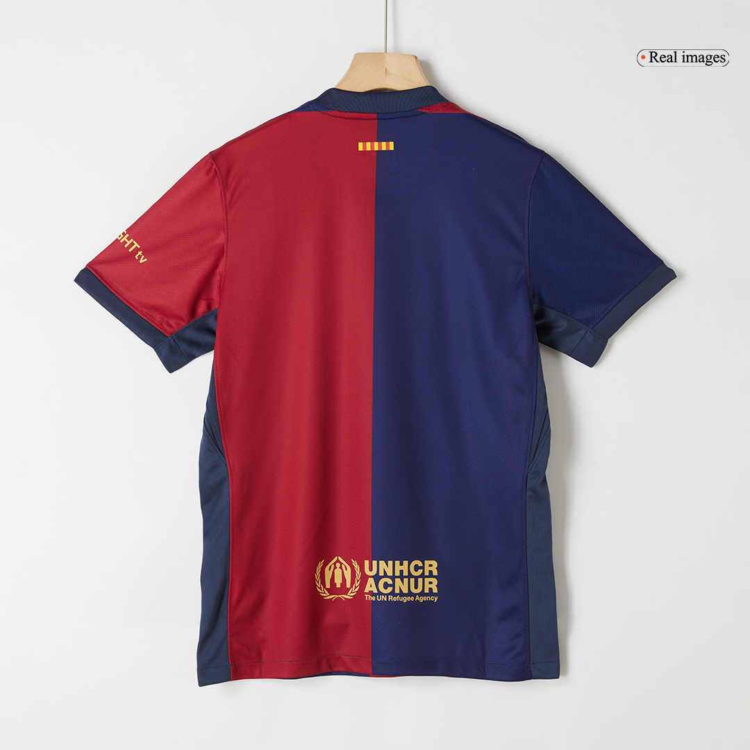 Barcelona Home Soccer Jersey - COLDPLAY - gojersey