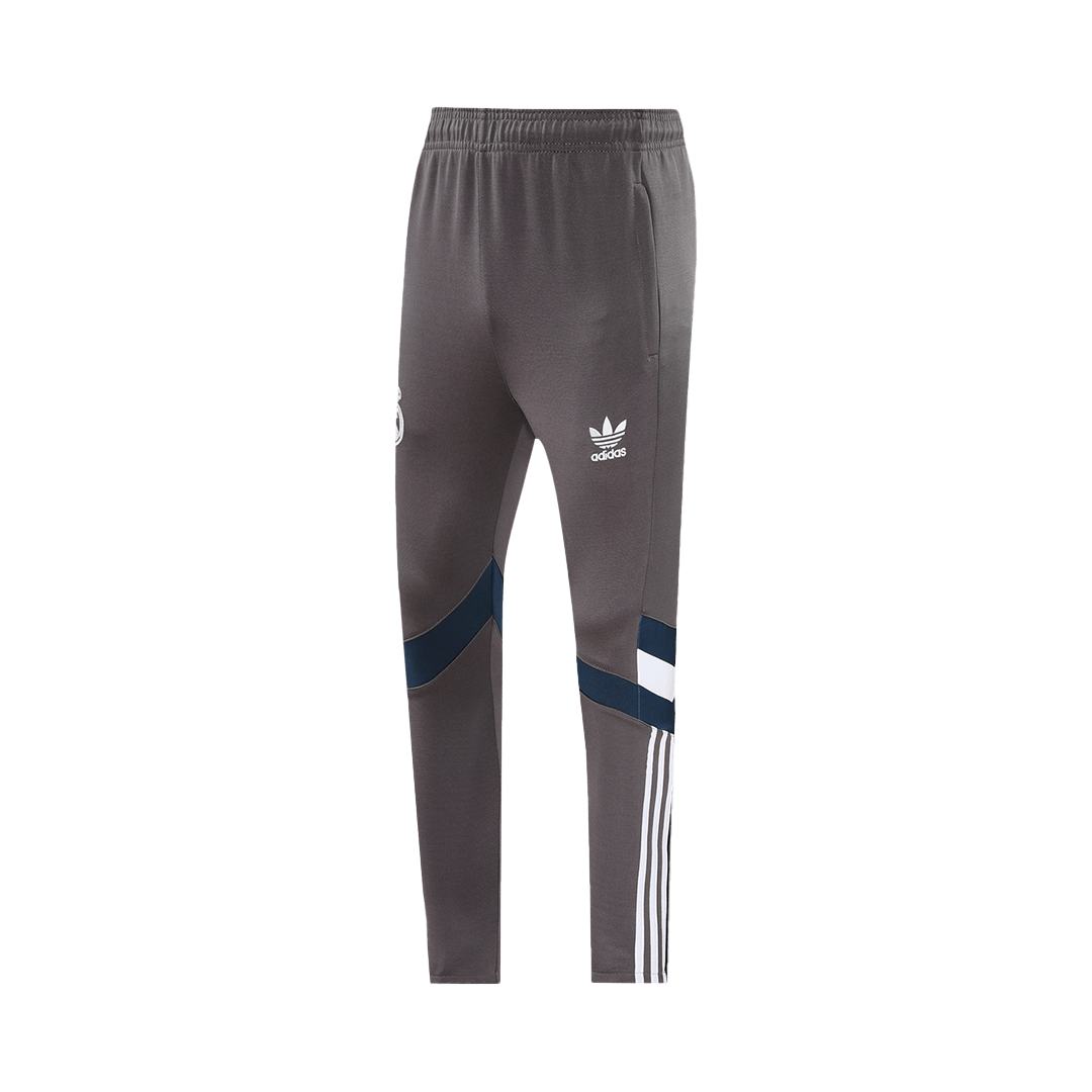 Real Madrid Training Kit - Gray (Jacket+Pants) - gojersey