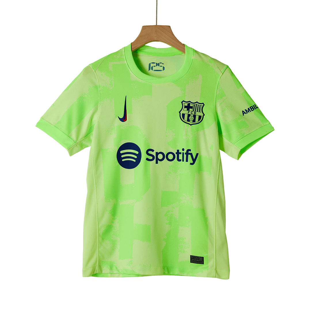 Barcelona Third Away Soccer Jersey Kit (Jersey+Shorts+Socks) - gojersey