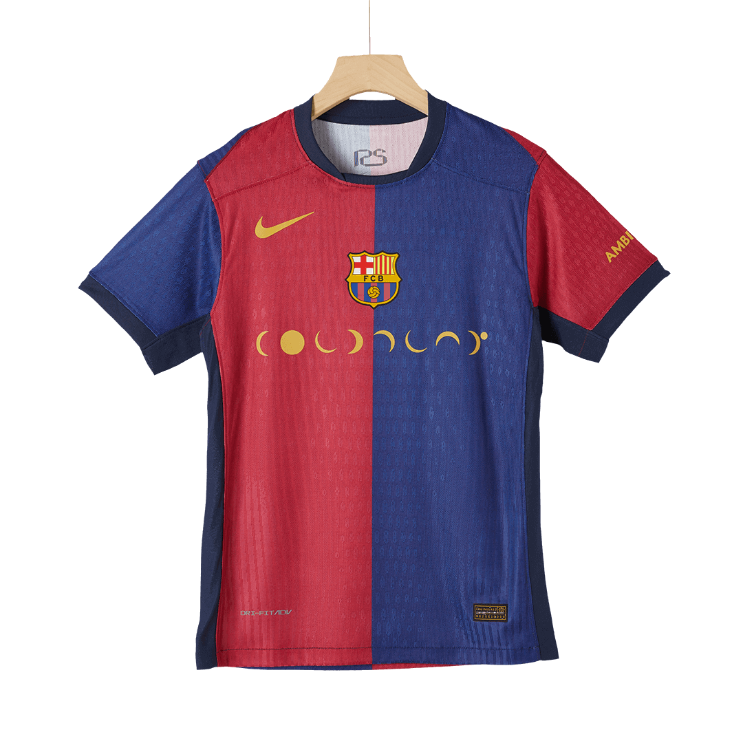 Barcelona Home Soccer Jersey Authentic - COLDPLAY - gojersey
