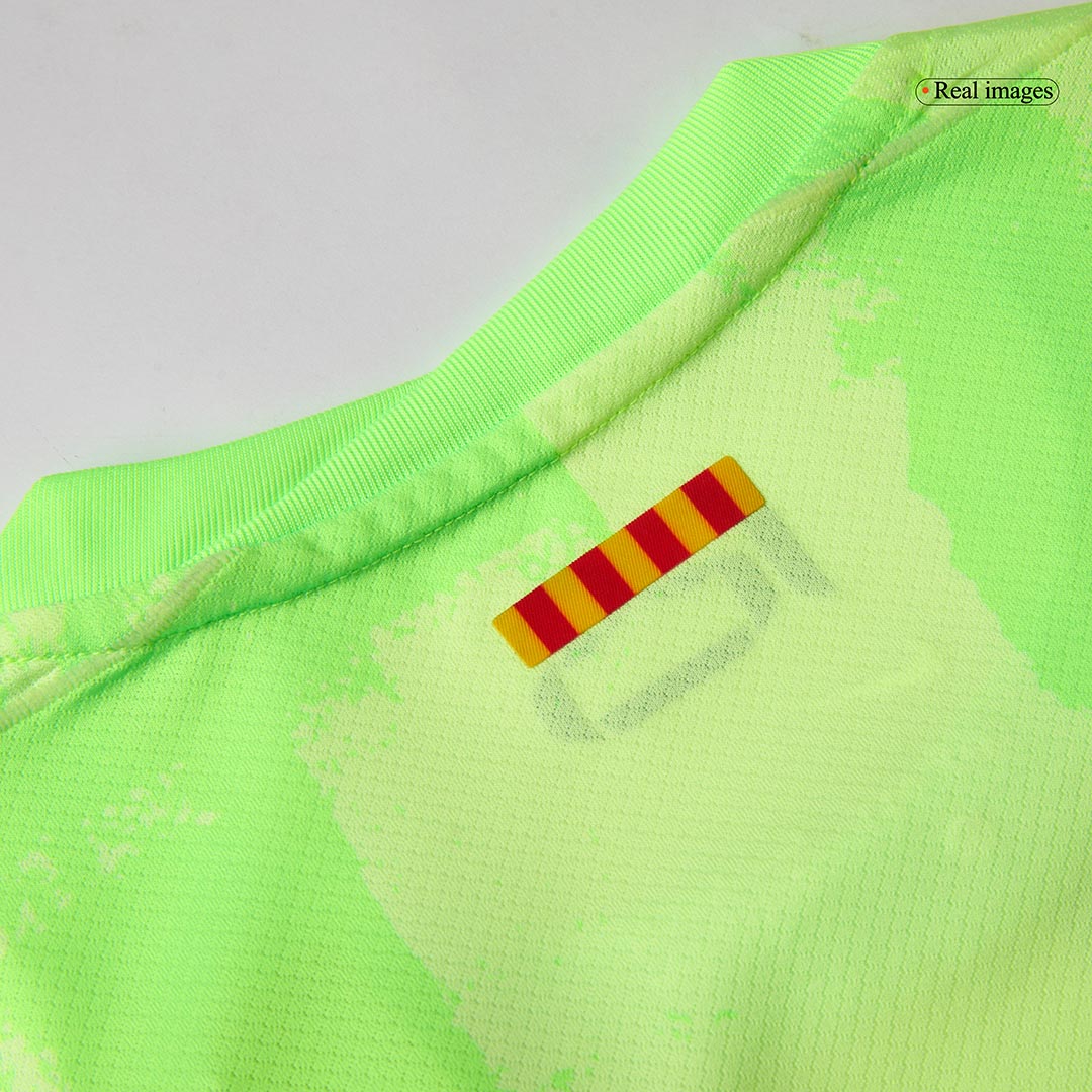 Barcelona Third Away Soccer Jersey Kit (Jersey+Shorts+Socks) - (Spotify Logo Without Text) - gojersey