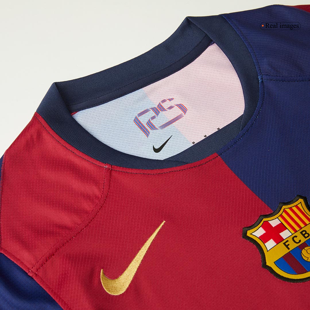 Barcelona RAPHINHA #11 Home Soccer Jersey - UCL Edition(Spotify Logo Without Text) - gojersey