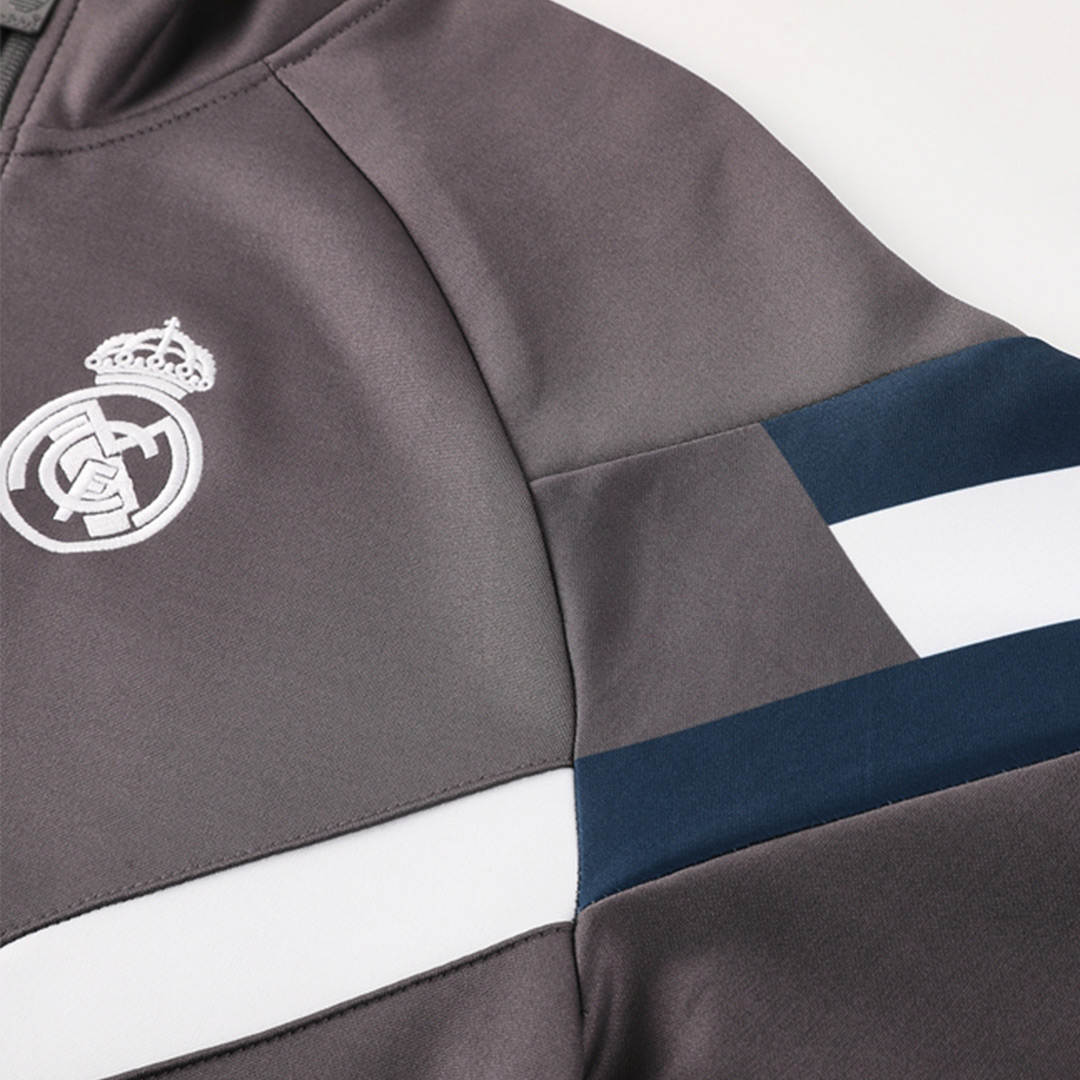 Real Madrid Training Jacket Gray - gojersey