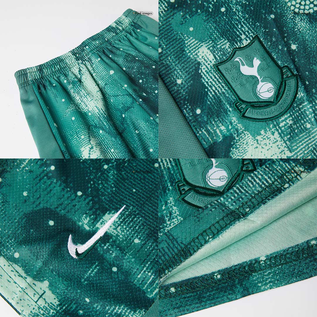 Tottenham Hotspur Third Away Soccer Jersey Kit Kids(Jersey+Shorts) - gojersey