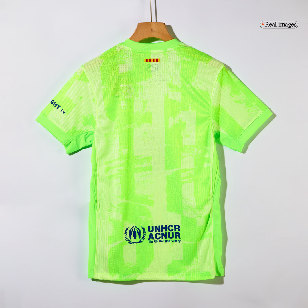 Barcelona Third Away Soccer Jersey Authentic-（Spotify Logo Without Text） - gojersey