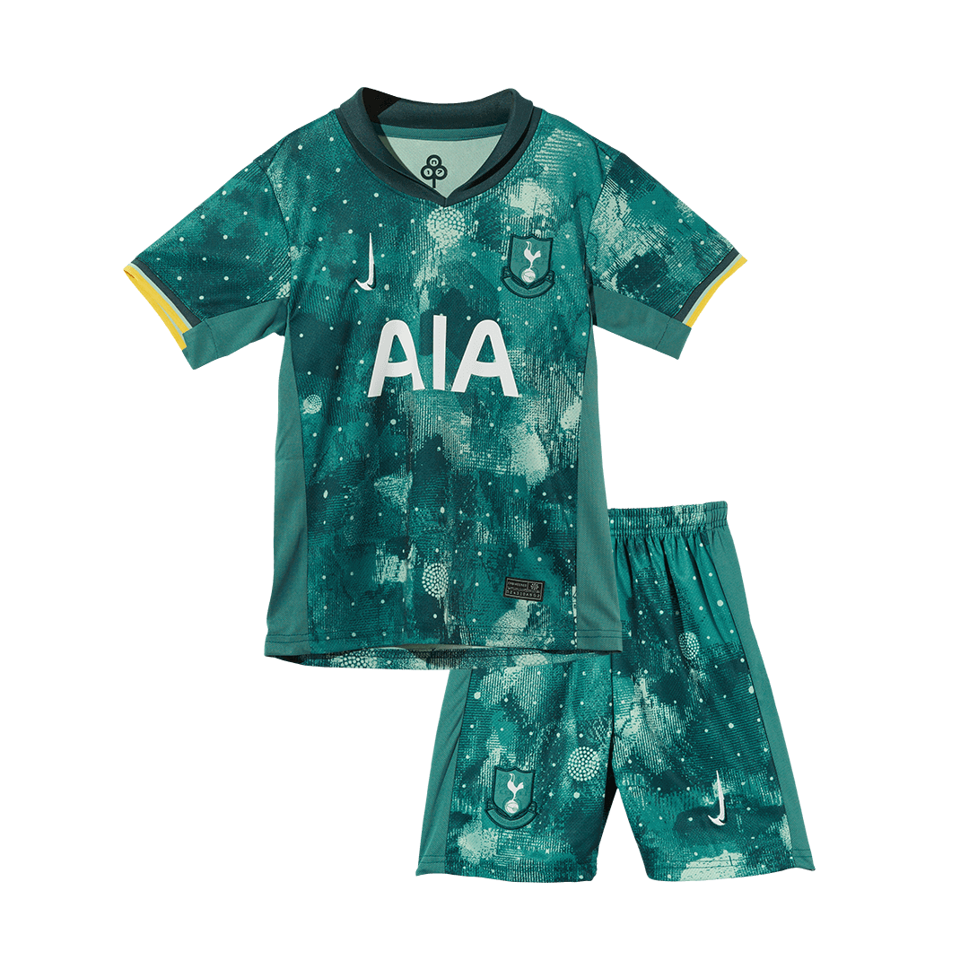 Tottenham Hotspur Third Away Soccer Jersey Kit Kids(Jersey+Shorts) - gojersey