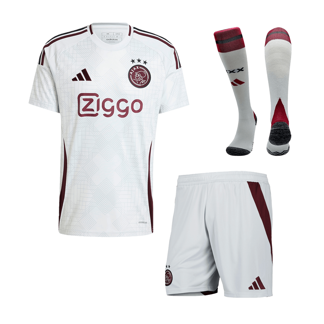 Ajax Third Away Soccer Jersey Kit (Jersey+Shorts+Socks) - gojersey