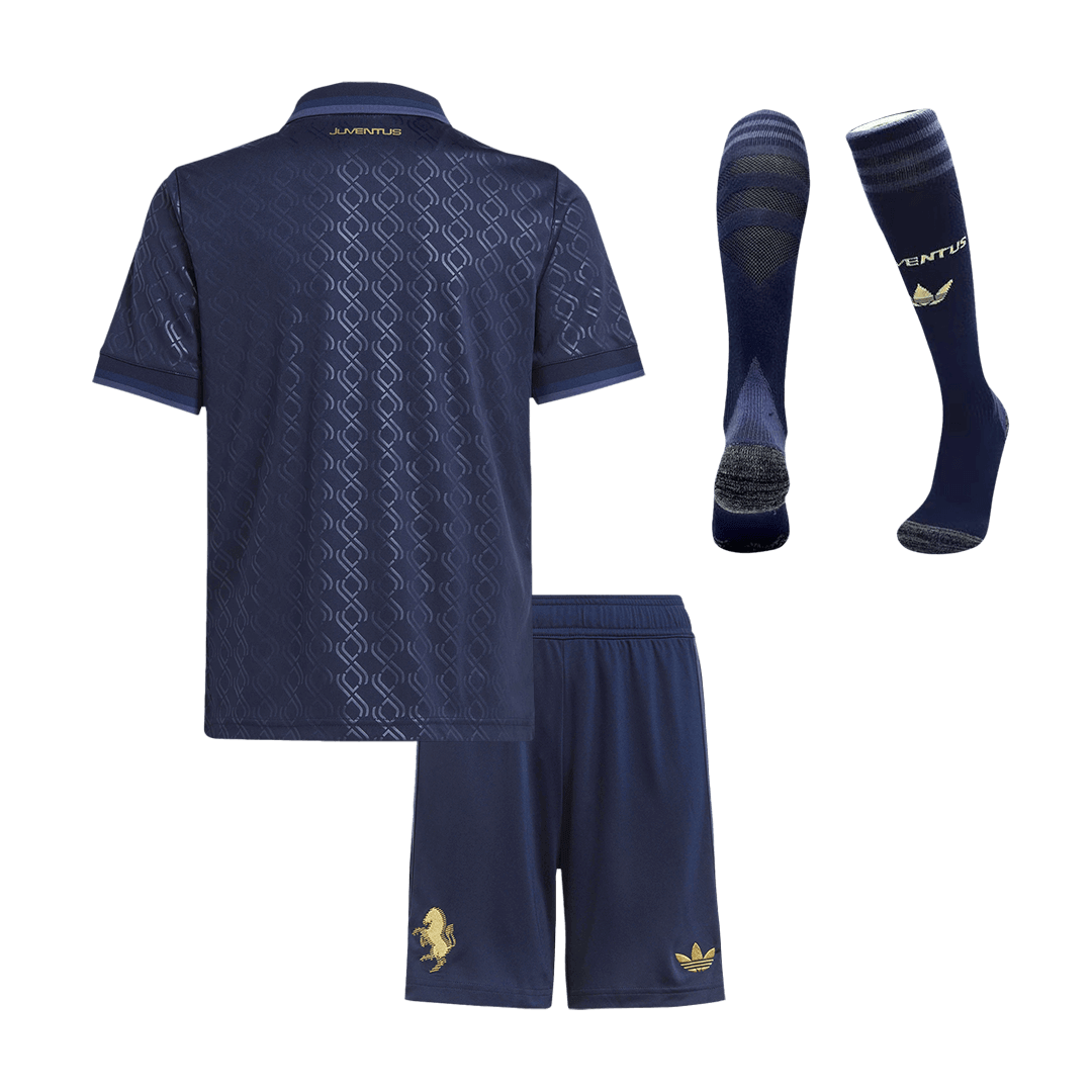 Juventus Third Away Soccer Jersey Kit Kids(Jersey+Shorts+Socks) - gojersey