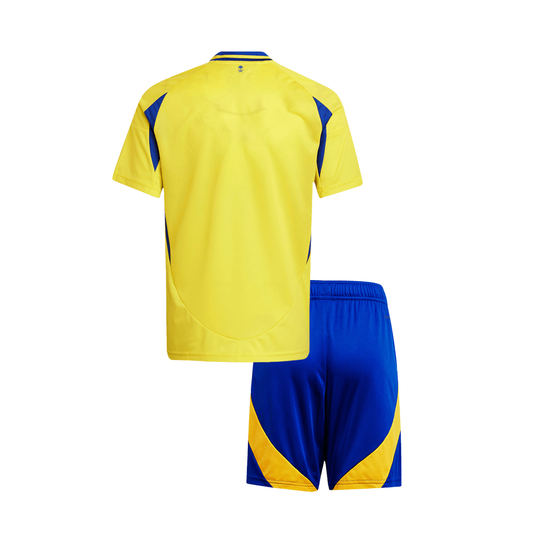 Al Nassr Home Soccer Jersey Kit Kids(Jersey+Shorts) - gojersey