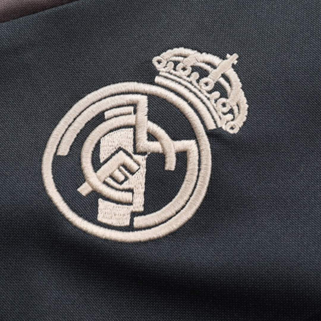 Real Madrid Sweatshirt Kit - Gray (Top+Pants) - gojersey