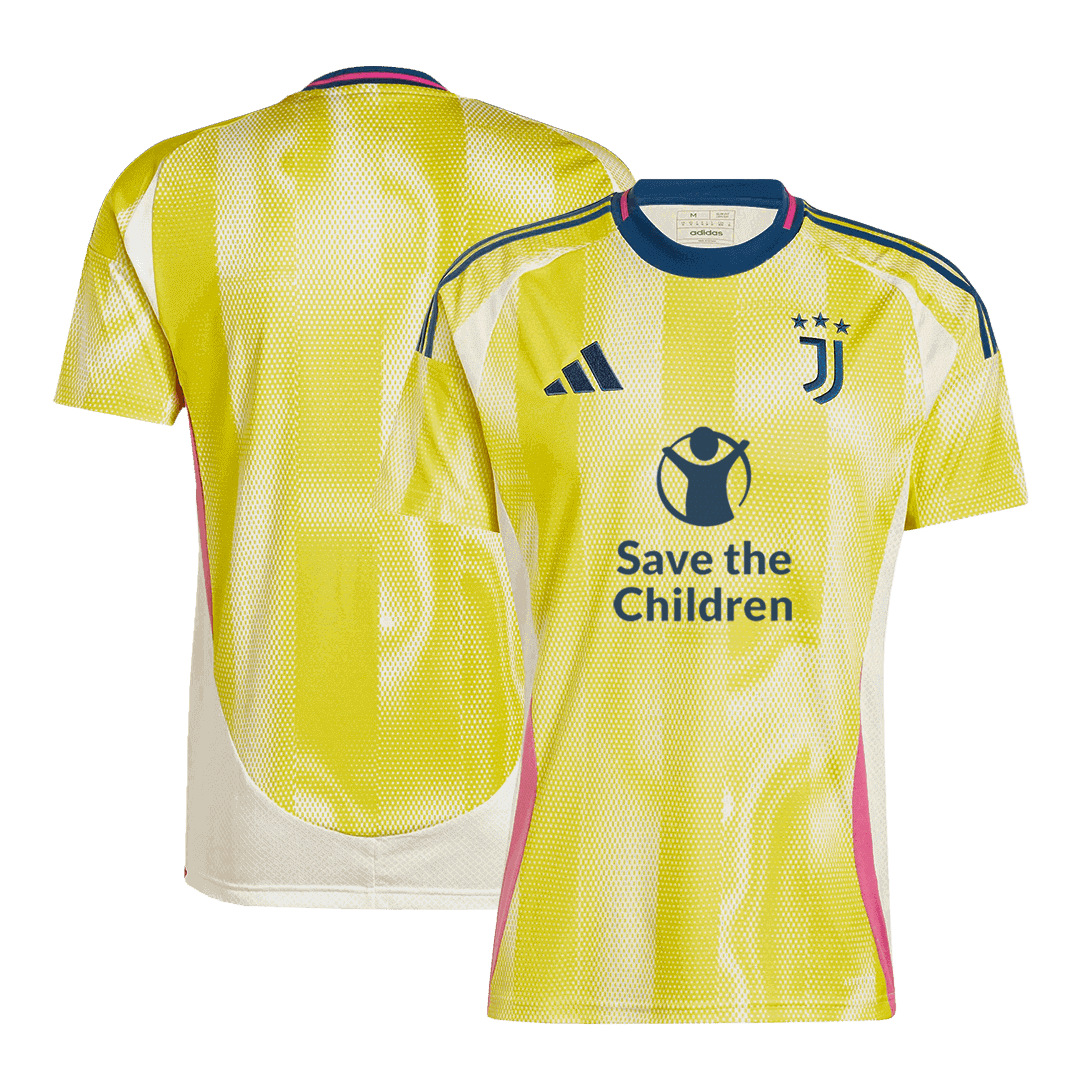 Juventus Away Soccer Jersey- Save The Children Sponsor - gojersey