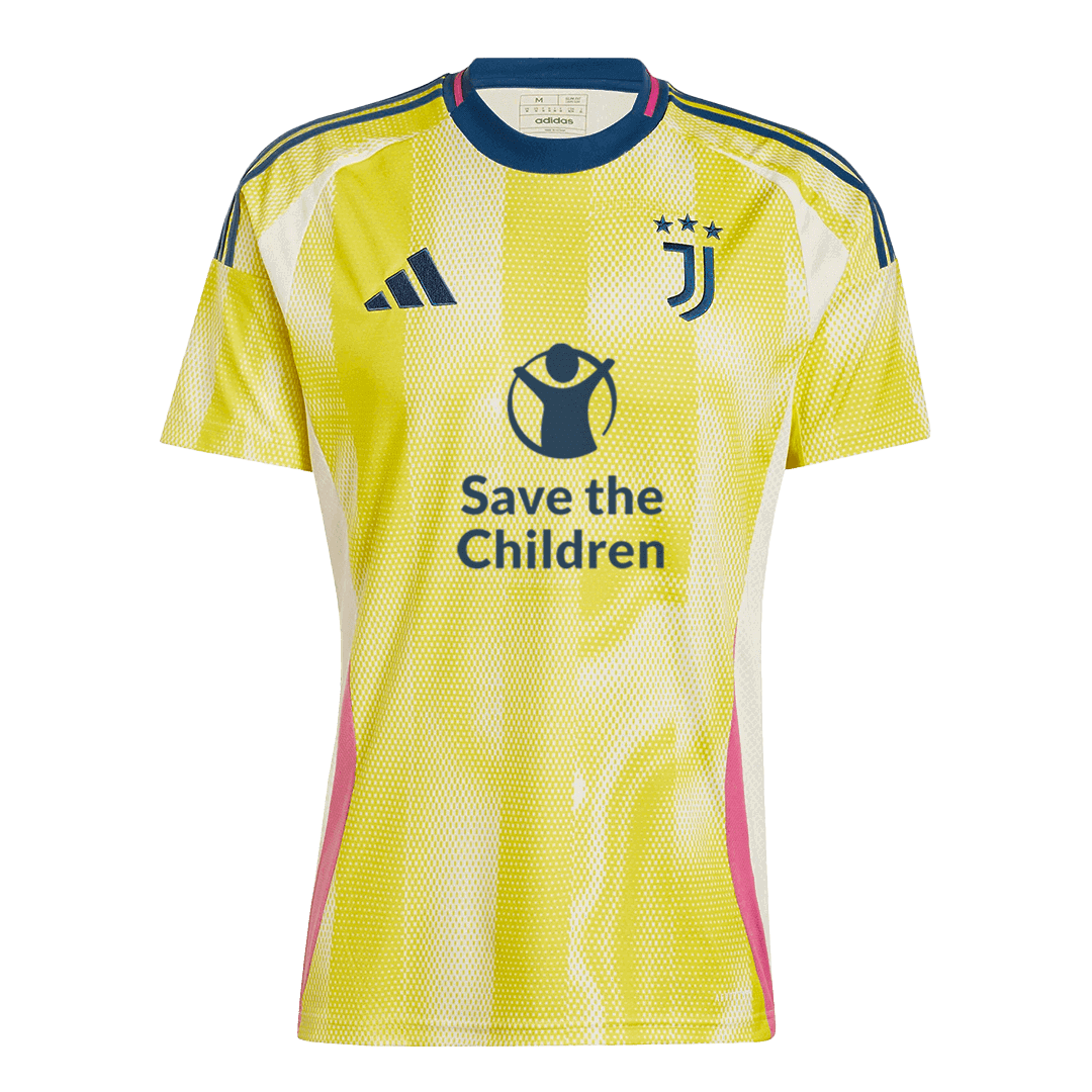 Juventus Away Soccer Jersey- Save The Children Sponsor - gojersey