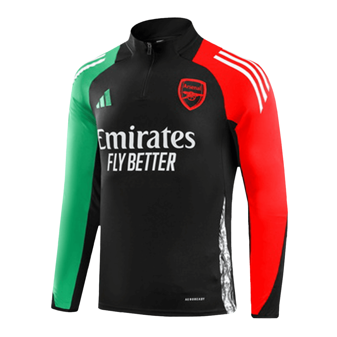 Arsenal Sweatshirt Kit - Black (Top+Pants) - gojersey