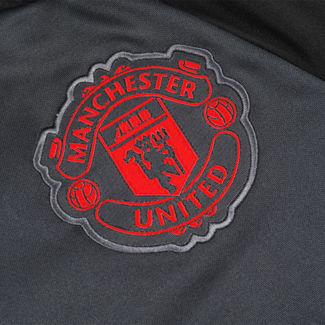 Kid's Manchester United Zipper Sweatshirt Kit(Top+Pants) - gojersey