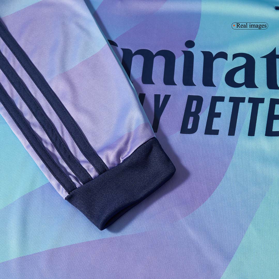 Arsenal Long Sleeve Third Away Soccer Jersey - gojersey