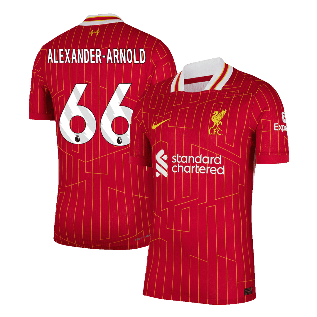 Liverpool ALEXANDER-ARNOLD #66 Home Soccer Jersey Authentic - gojersey