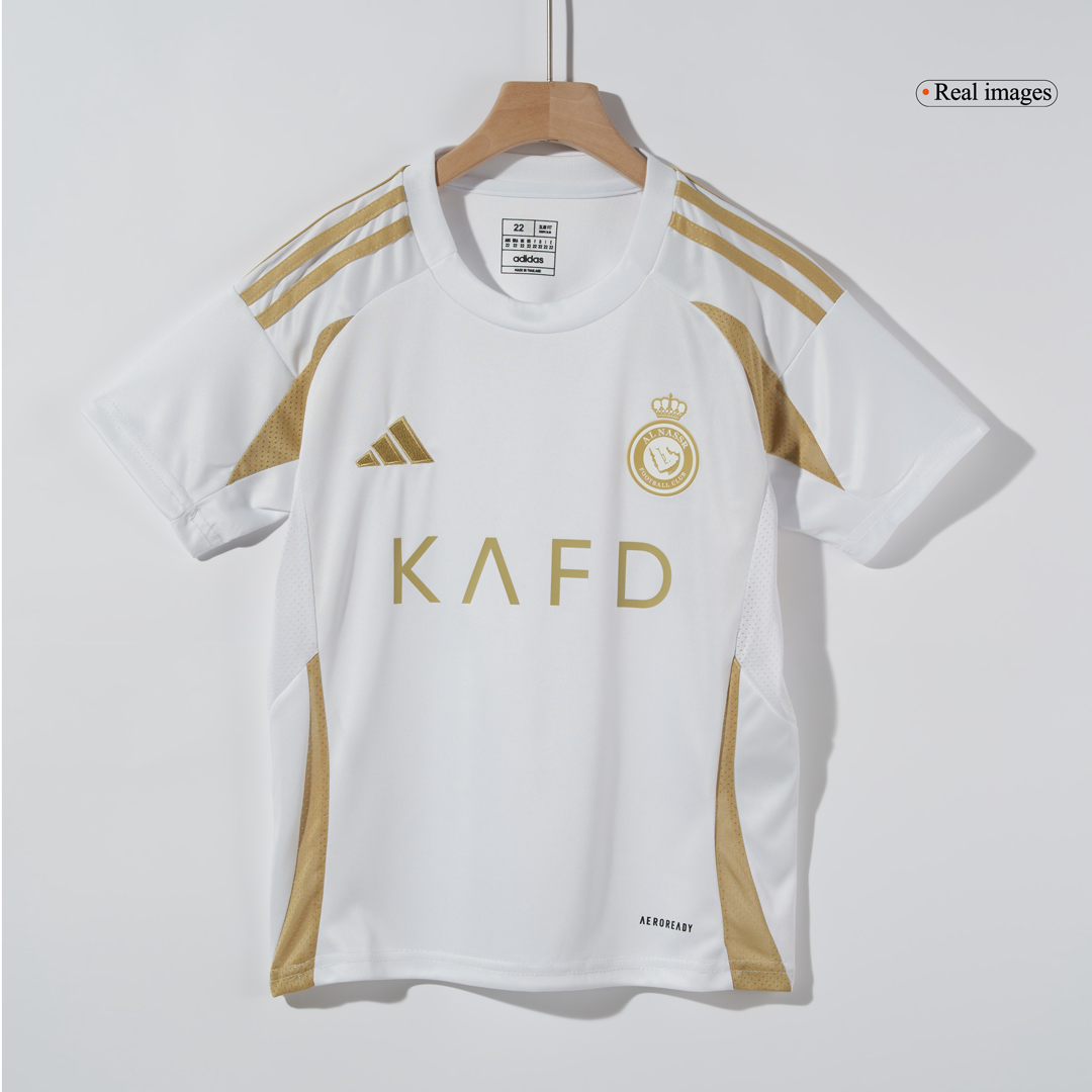 Al Nassr Third Away Soccer Jersey Kit Kids(Jersey+Shorts) - gojersey