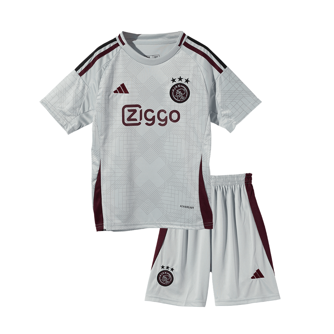 Ajax Third Away Soccer Jersey Kit Kids(Jersey+Shorts) - gojersey