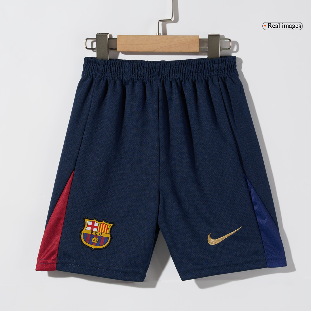 Barcelona Home Soccer Jersey Kit Kids(Jersey+Shorts) - COLDPLAY - gojersey