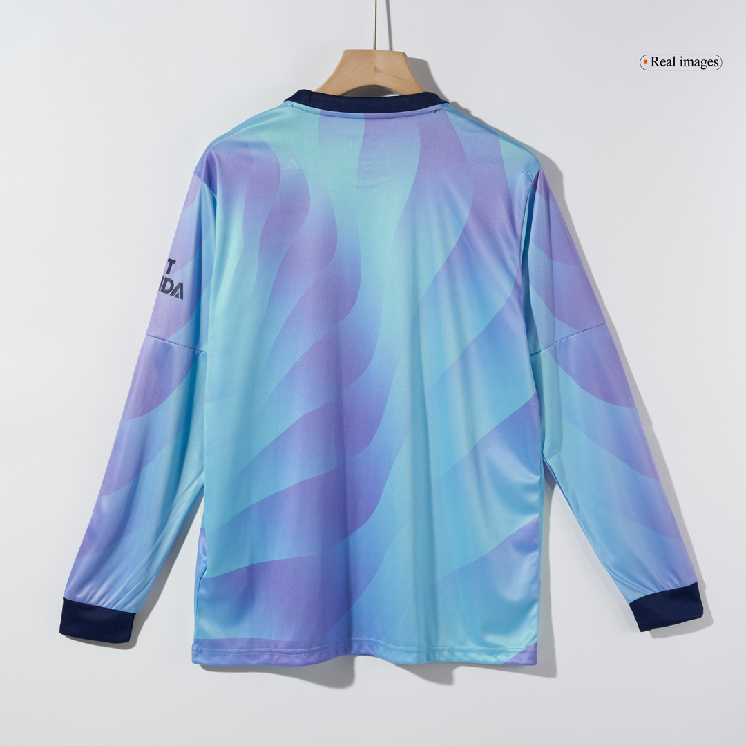 Arsenal Long Sleeve Third Away Soccer Jersey - gojersey