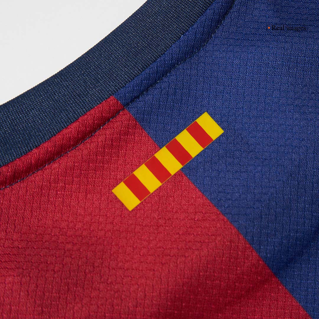 Barcelona Home Soccer Jersey Kit Kids(Jersey+Shorts) - COLDPLAY - gojersey