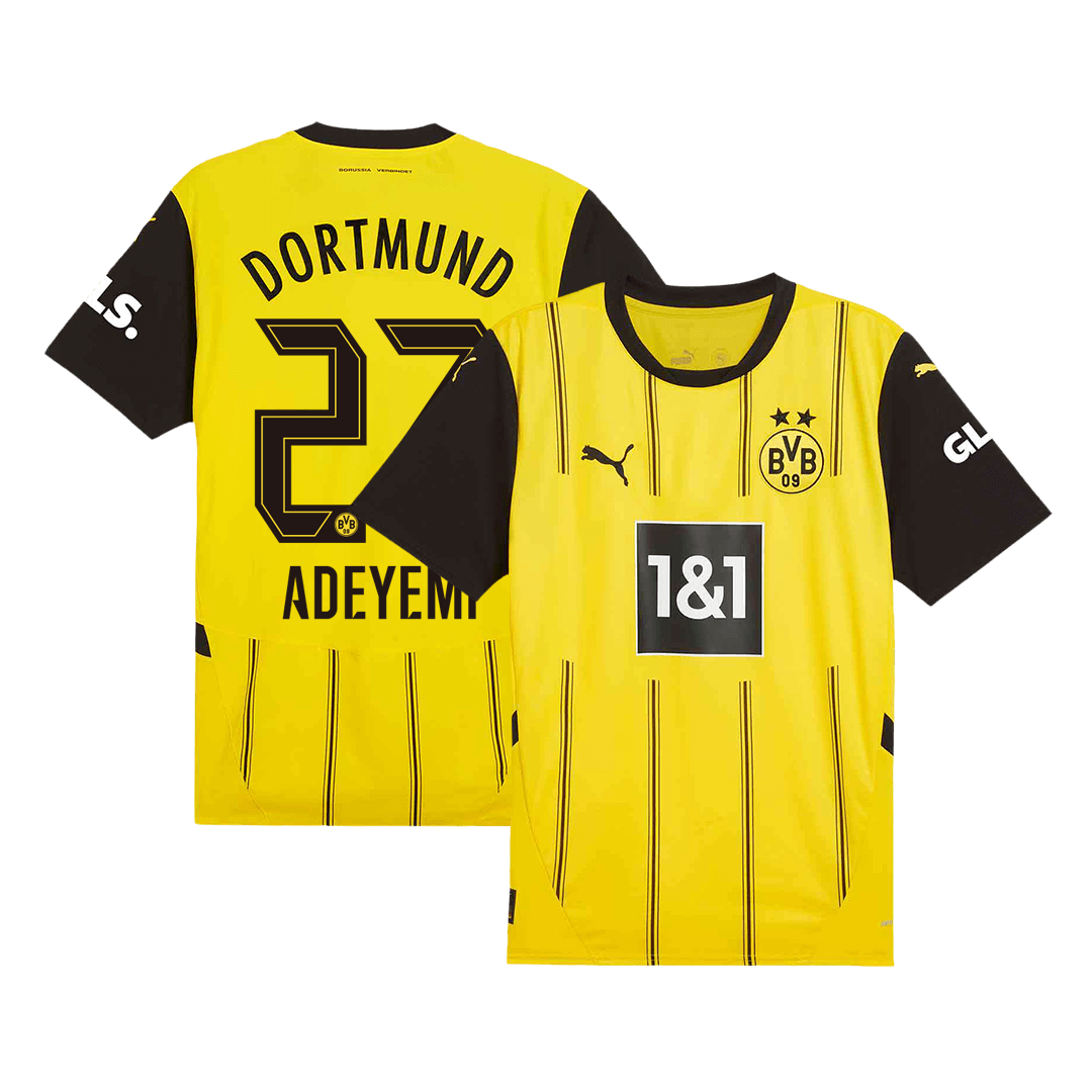 Dortmund ADEYEMI #27 Home Jersey - gojersey