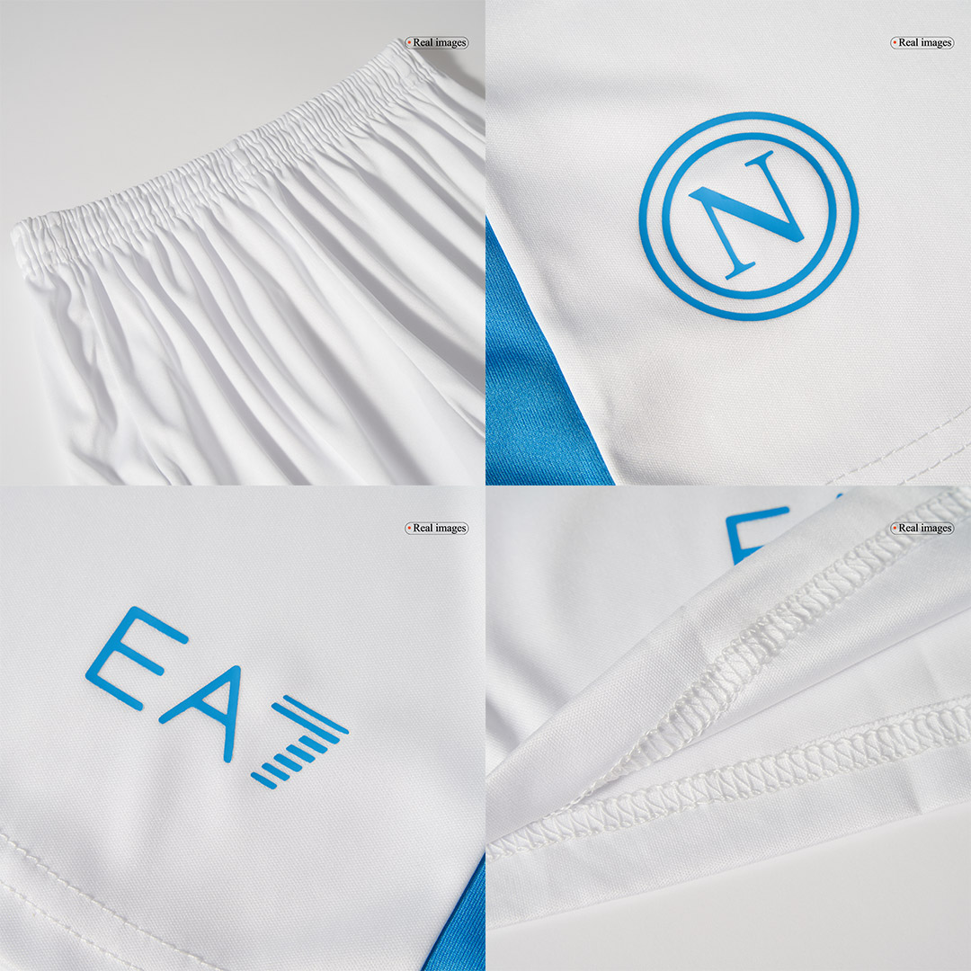 Napoli Home Soccer Jersey Kit Kids(Jersey+Shorts) - gojersey