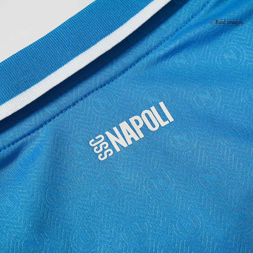 Napoli Home Soccer Jersey Kit Kids(Jersey+Shorts) - gojersey