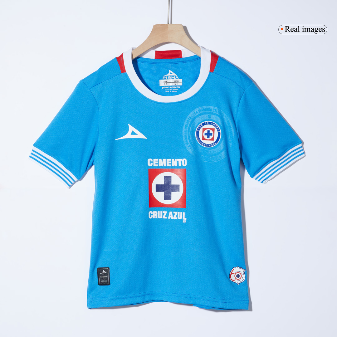 Cruz Azul Home Soccer Jersey Kit Kids(Jersey+Shorts) - gojersey