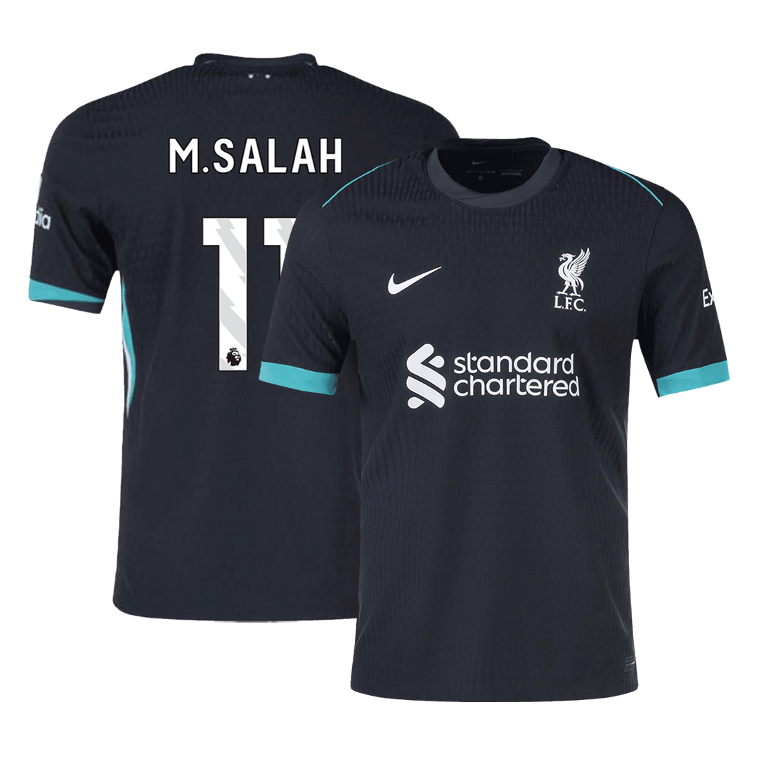 Liverpool M.SALAH #11 Away Soccer Jersey Authentic - gojersey