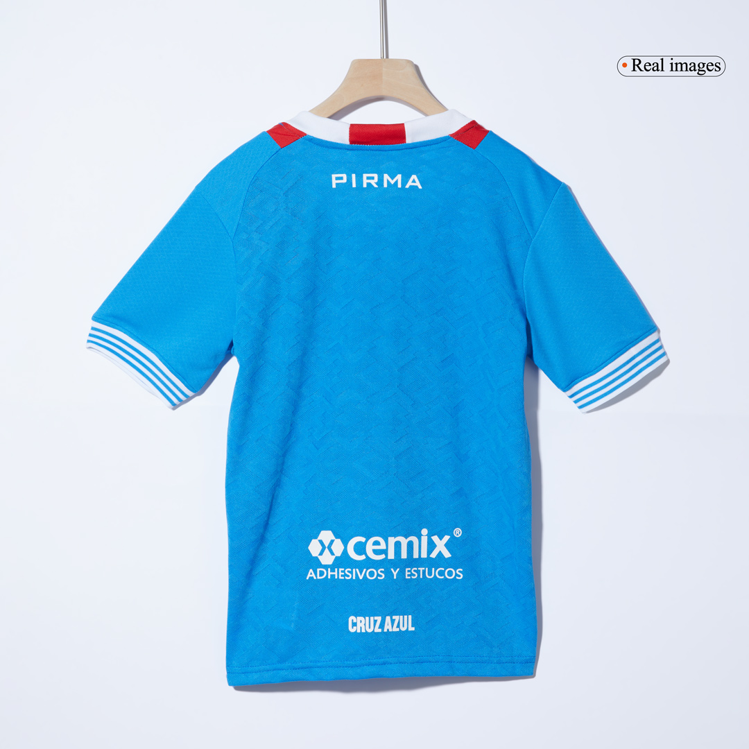 Cruz Azul Home Soccer Jersey Kit Kids(Jersey+Shorts) - gojersey