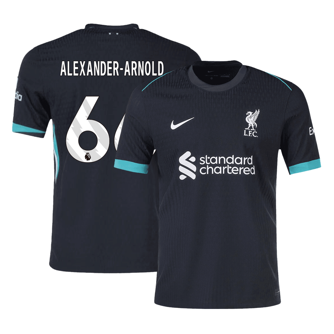 Liverpool ALEXANDER-ARNOLD #66 Away Soccer Jersey Authentic - gojersey