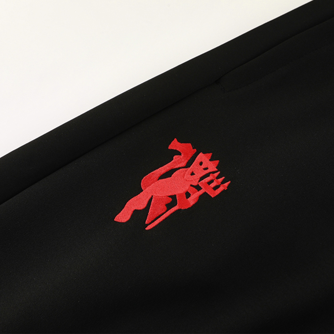 Manchester United Training Kit - Black (Jacket+Pants) - gojersey