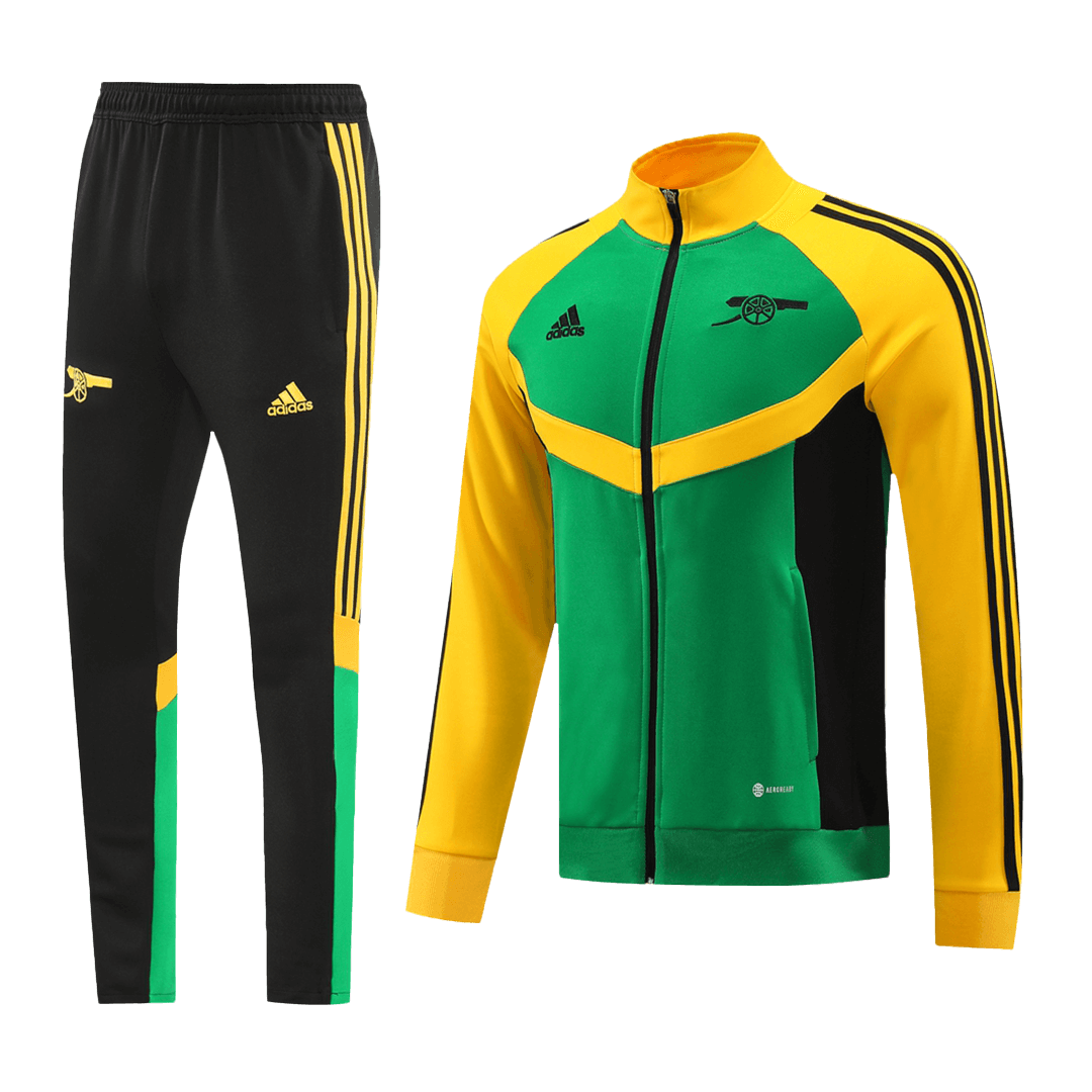 Arsenal Training Kit - Green&Yellow (Jacket+Pants) - gojersey