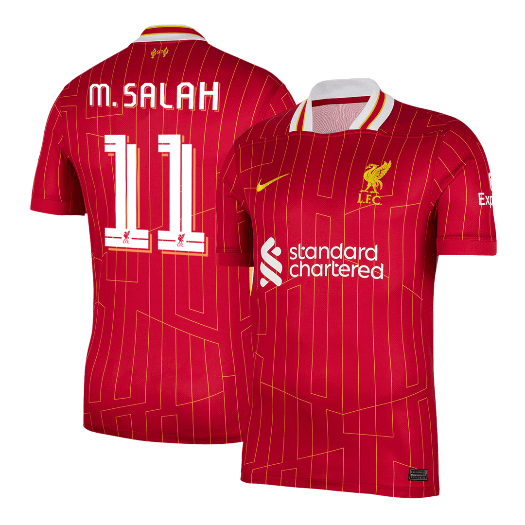 Liverpool M.SALAH #11 Home Soccer Jersey - UCL Edition - gojersey
