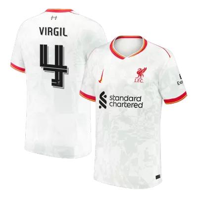 Liverpool VIRGIL #4 Third Away Soccer Jersey 2024/25 - UCL Edition - gojersey