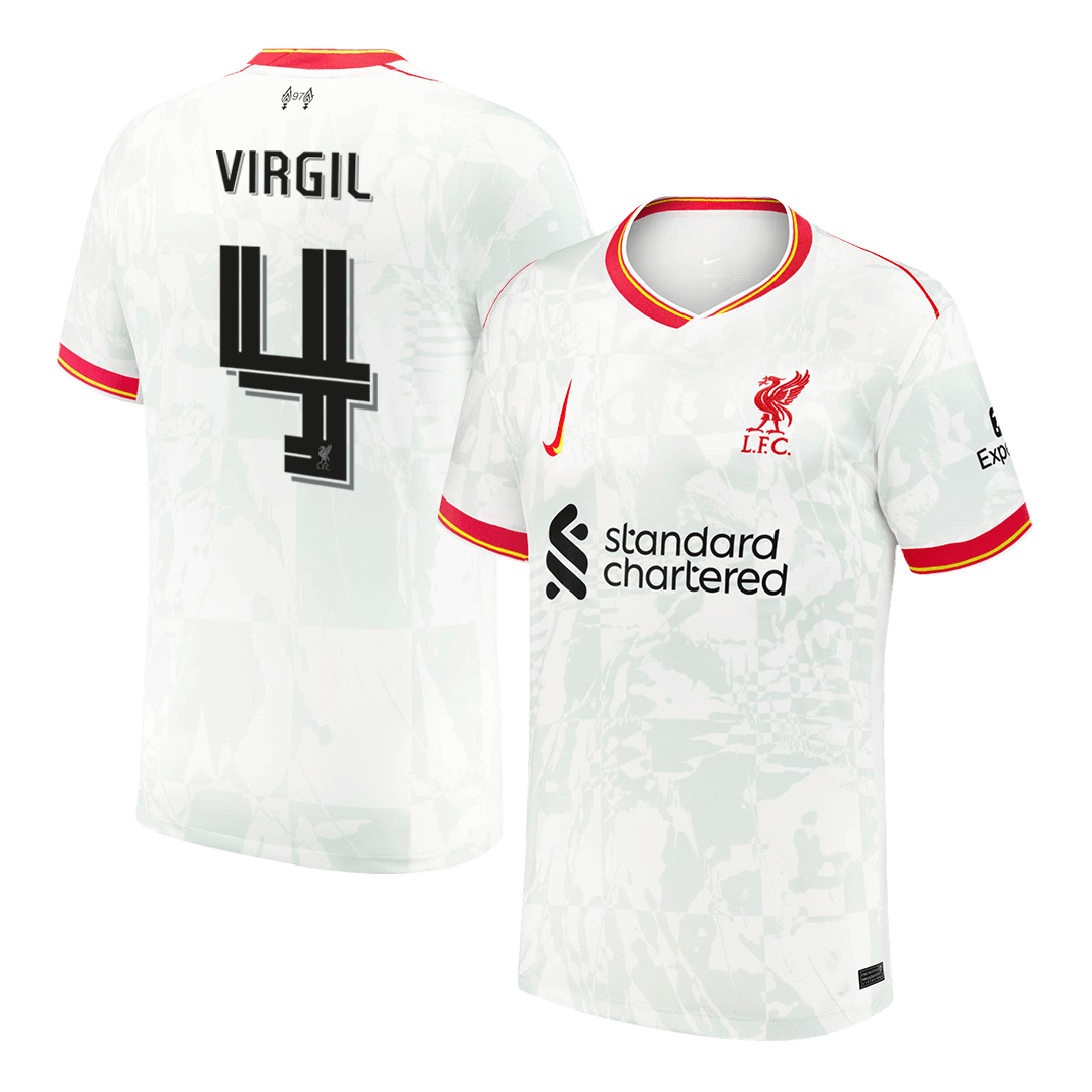 Liverpool VIRGIL #4 Third Away Soccer Jersey - UCL Edition - gojersey