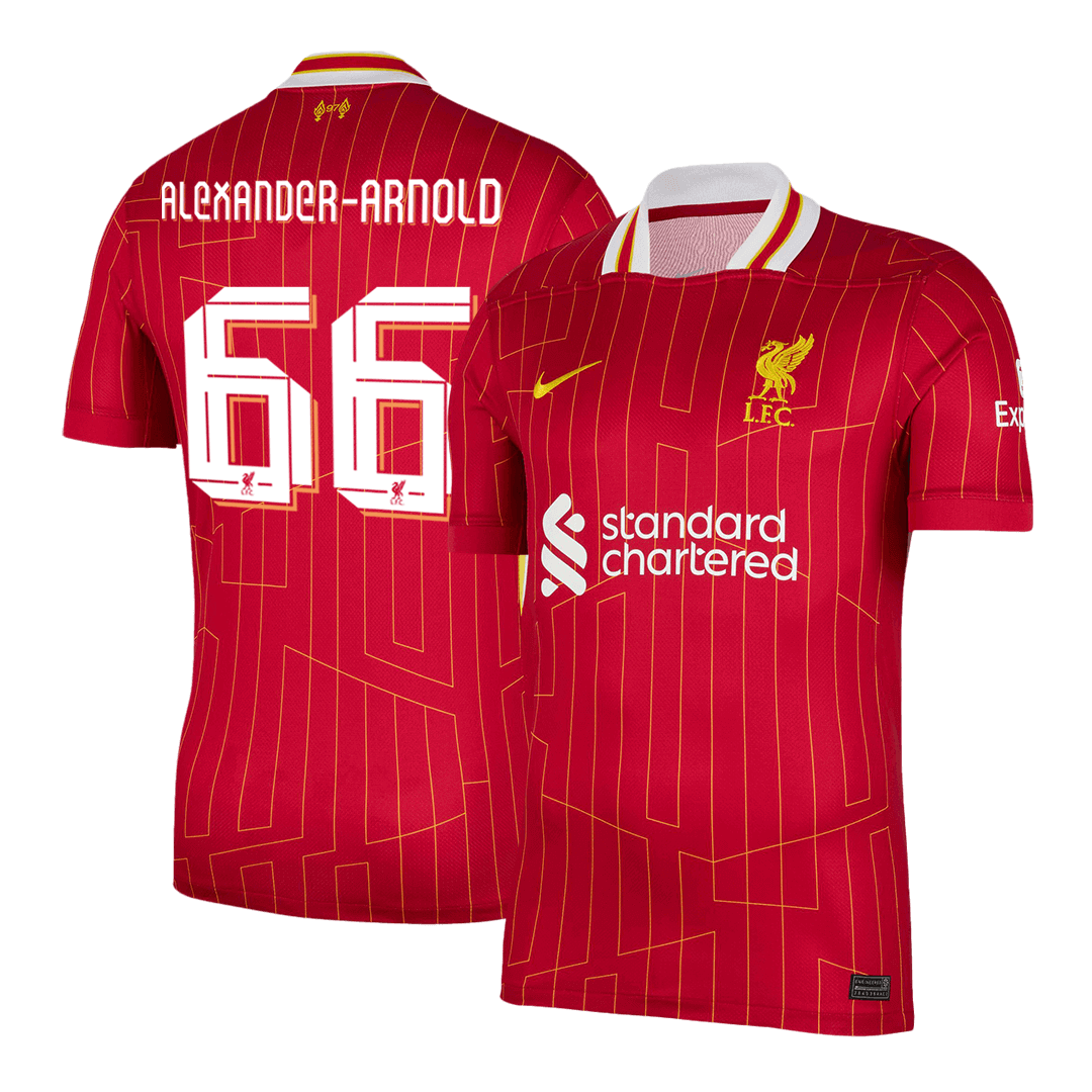 Liverpool ALEXANDER-ARNOLD #66 Home Soccer Jersey - UCL Edition - gojersey