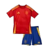 Spain Home Jersey Kit EURO 2024 Kids(Jersey+Shorts+Socks) - gojersey