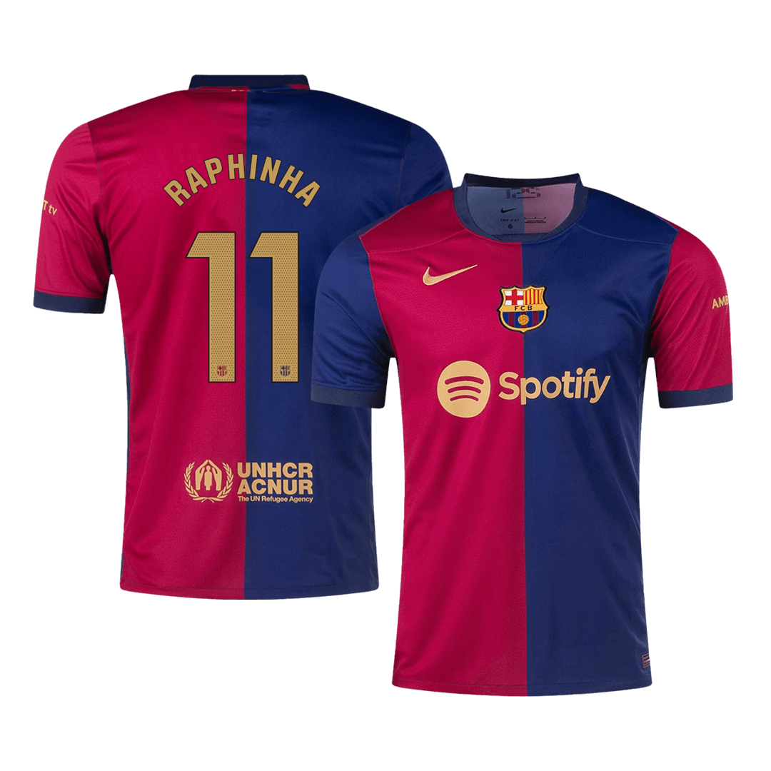 Barcelona RAPHINHA #11 Home Jersey - gojersey