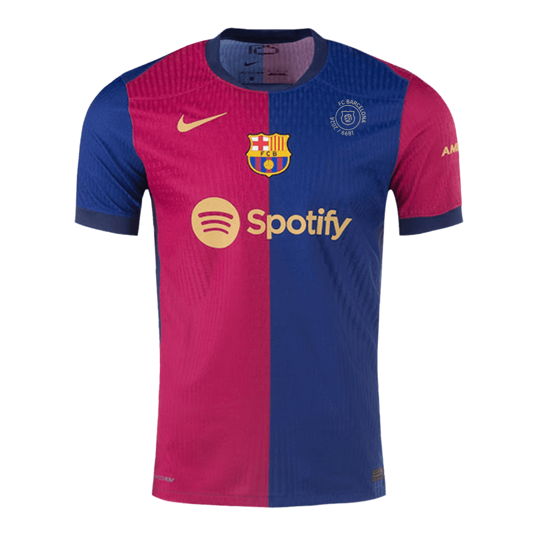 Barcelona Home Soccer Jersey Authentic- 125th Anniversary - gojersey